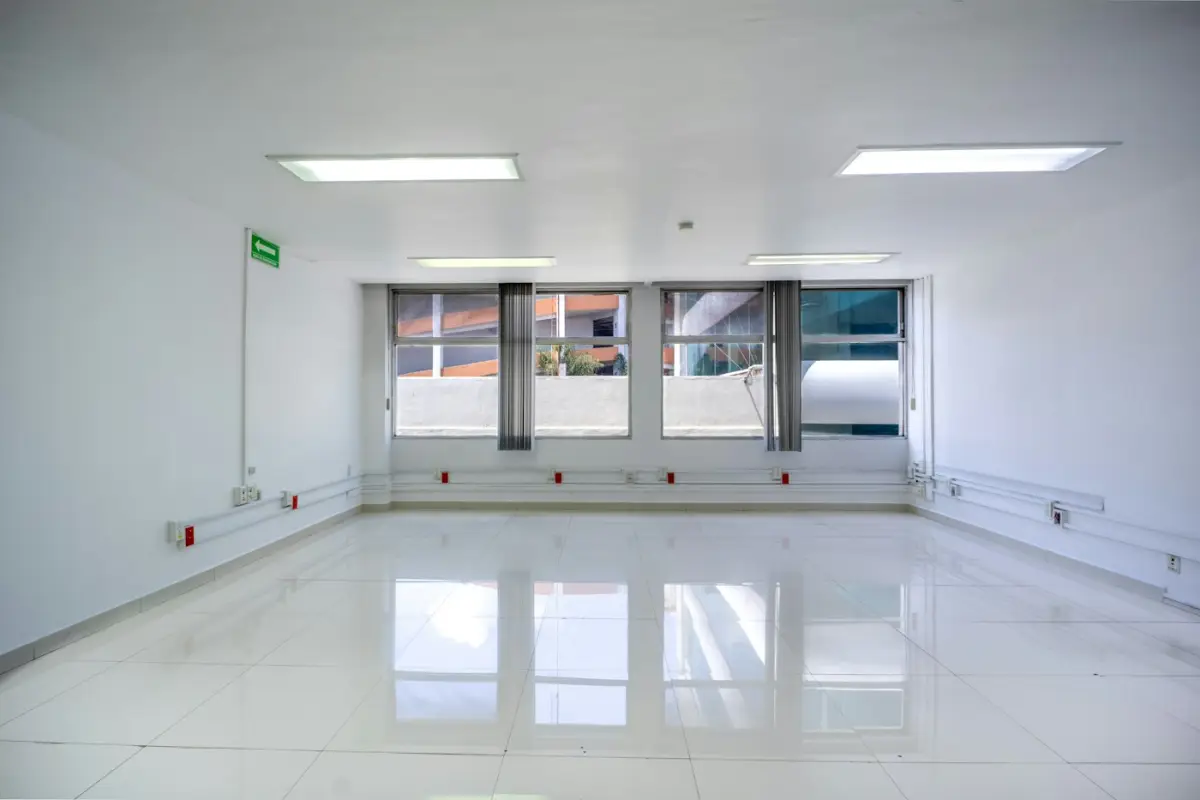 Empty cleared office room